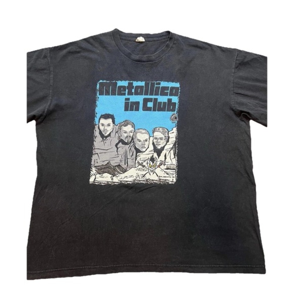 Metallica Club 1998 Stubborn Member T Shirt XXL DeVito Vintage Rare Band Tee